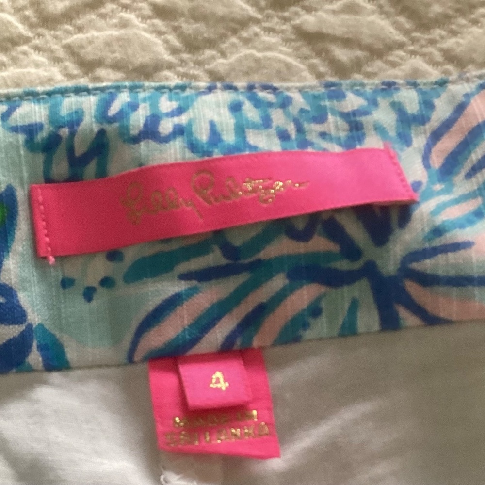 Lilly Pulitzer Patty Skort Coastal Blue Lion Around - Picture 7 of 9